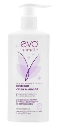 EVO гель д/интимной гигиены нежная сила мицелл 250мл
