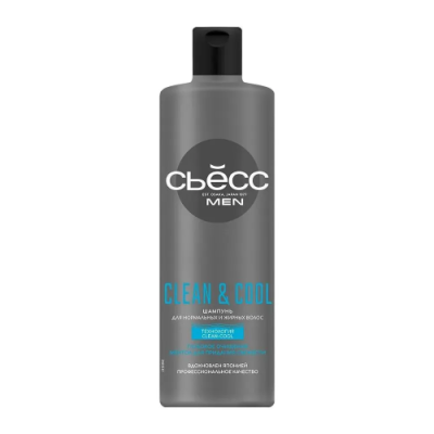 СЬЁСС MEN шампунь д/волос clean&cool 450мл