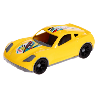 Машина turbo v цв.желтый 18,5см И-5847