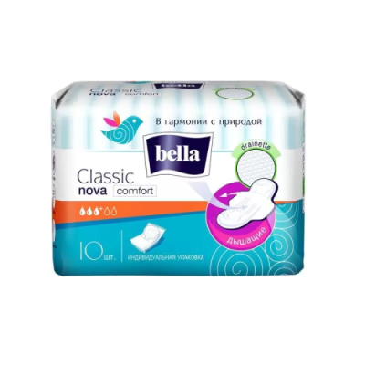 BELLA прокладки classic nova komfort 10шт