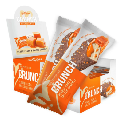 CRUNCHY батончик протеиновый 17% арахисовый пирог и соленая карамель 60г