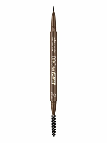 LUXVISAGE маркер д/бровей brow filler ultra slim 24H т.03