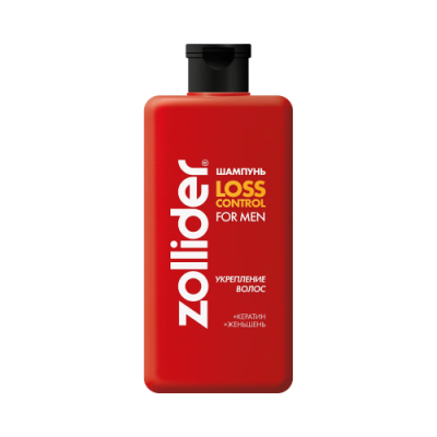 ZOLLIDER шампунь д/волос loss control for men укрепление и восстановление 370мл