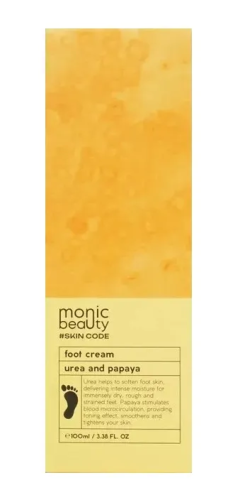 MONIC BEAUTY Skin Code крем д/ног мочевина и папайя 100мл