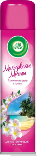 AIRWICK освежитель воздуха мальдивские мечты тропические цветы и пачули 290мл