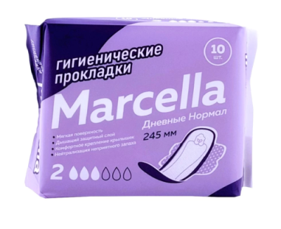 MARCELLA прокладки гигиенические ультратонкие normal 10шт