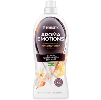 SYNERGETIC EMOTIONS кондиционер д/белья концентрат tobacco-vanille 1,8л