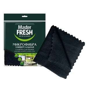 MASTER FRESH тряпка д/пола микрофибра черная 50*60см С0008083
