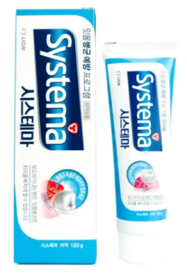 CJ LION паста зубная dentor systema ледяная мята 120г