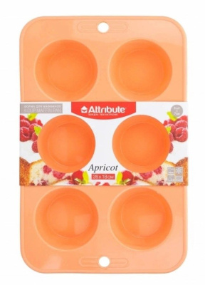Форма д/маффинов apricot 6шт ABS309